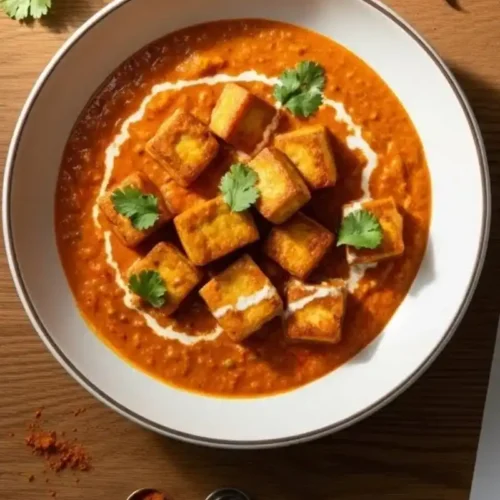 Vegetarian Tikka Masala with Tofu Recipe Card