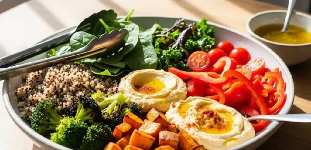 Gluten-free vegetarian mix-and-match leftover bowl